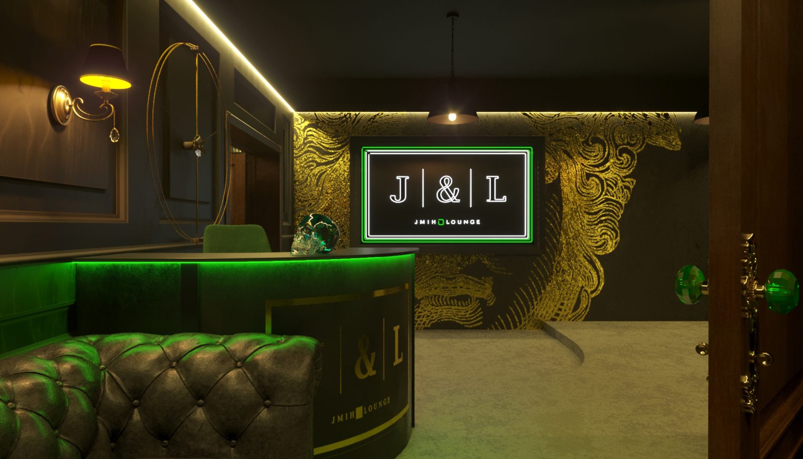 Лаунж-бар J&L в Норильске, зона ресепшн