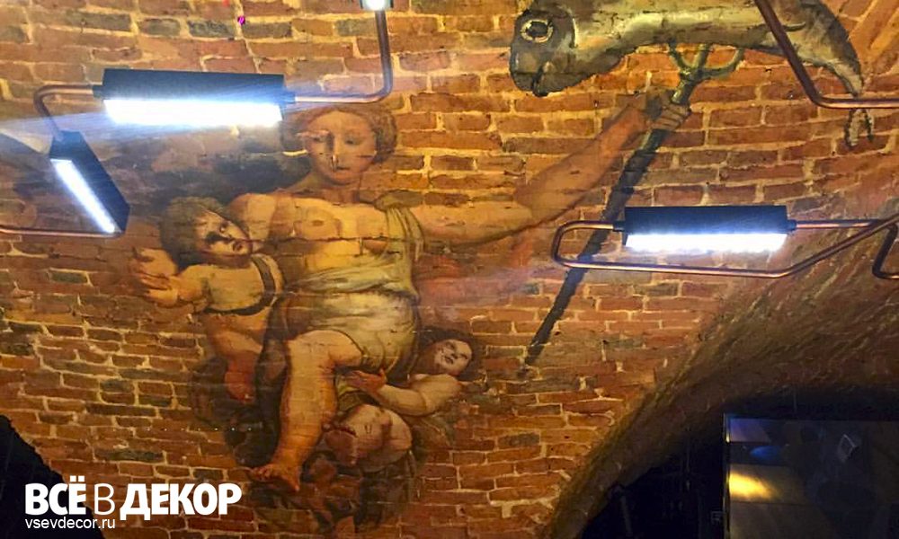 Художественная роспись по кирпичу в ресторане Находка – фото 17